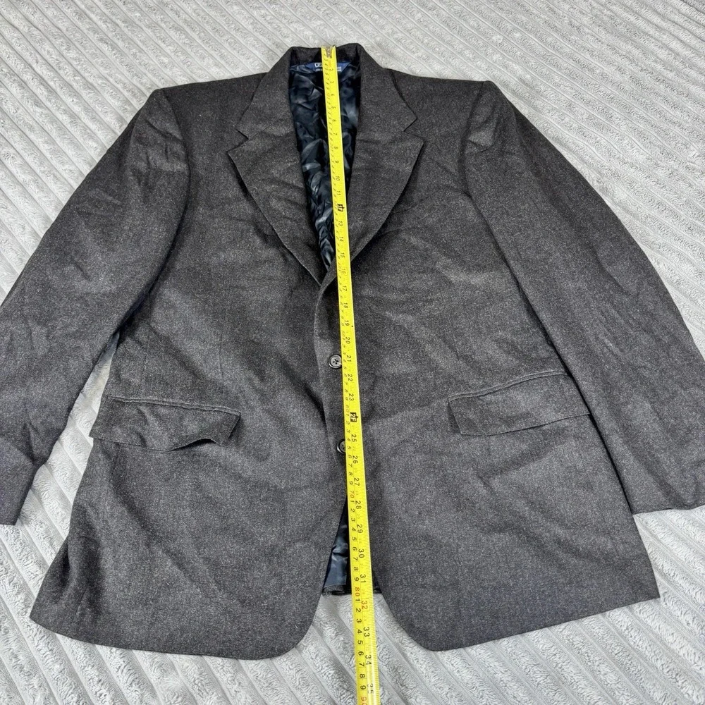 Polo Ralph Lauren 44/38 long 100%‎ wool season F4 men's blazer jacket vintage